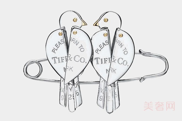 蒂芙尼RETURN TO TIFFANY纯银胸针展示图